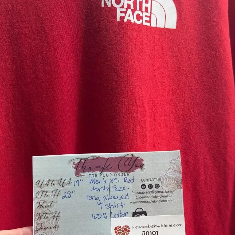 The North Face bold red